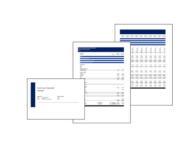 Project Finance Training Model - Integrated Wind Farm (Reference Template)